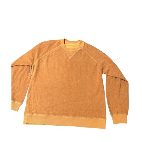 Men's cree neck long sleeve pullover fleece sweatshirt L - Picture 1 of 6